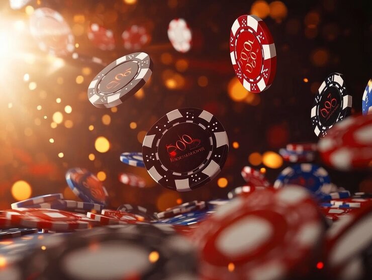 Caishen Wins live-dealer studio with prosperity-themed design and gold accents