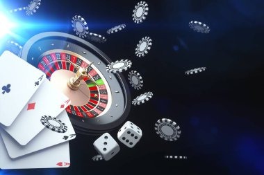 Caishen Wins Dragon Tiger table with red and black cards